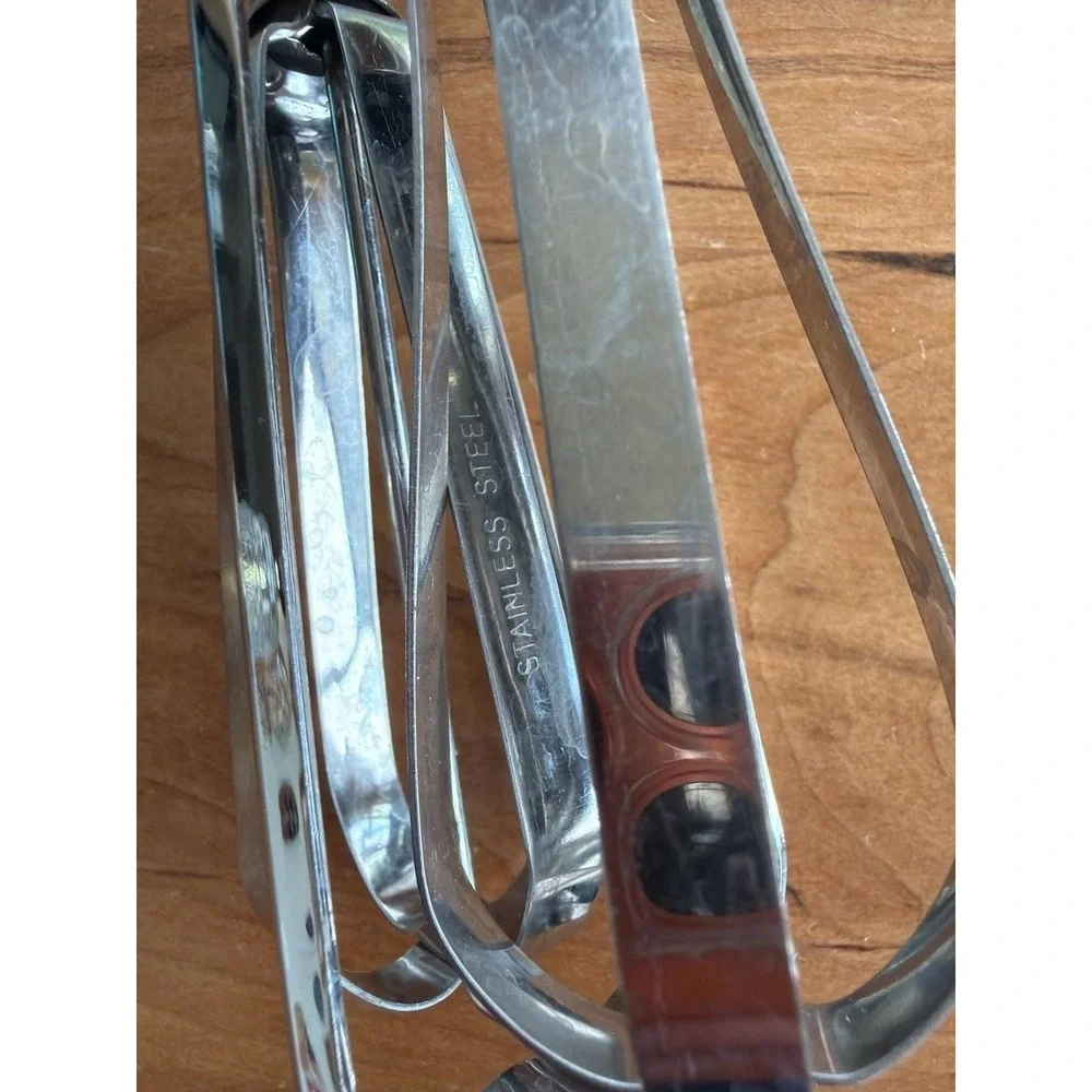 VTG‎ MCM RETRO Egg Beater Rotary red Handle Hand Mixer Spins Smoothly 12